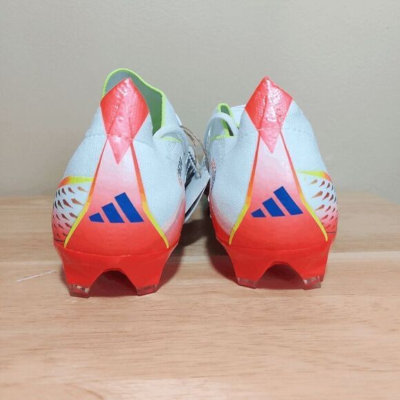 Adidas Predator Edge.1 L AG Soccer Cleats White Multicolor GZ6107 Women's 9.5 - Picture 5 of 7